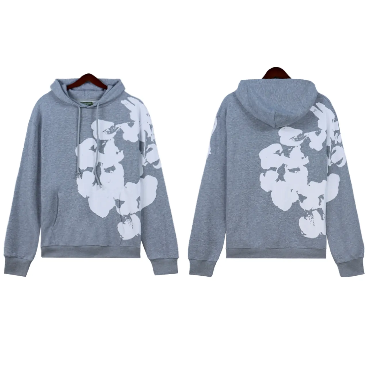 Style number: 5671 Fabric: 380g terry Real stock DENIM TEARS main line kapok sweatshirt oversized garland hoodie Color: black gray purple code number: S M L XL
